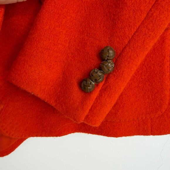 Ralph Lauren Sport Blazer Blue Label Wool Equestrian Heritage Orange Embroidered - Picture 5 of 12